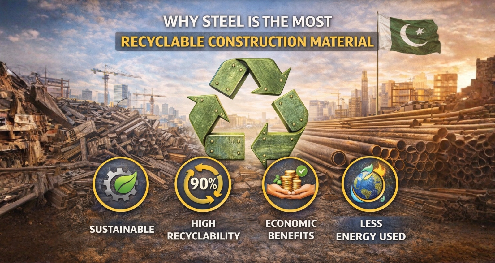 Read more about the article Why Steel is the Most Recyclable Construction Material
