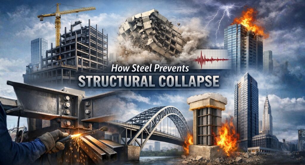 How Steel Prevents Structural Collapse