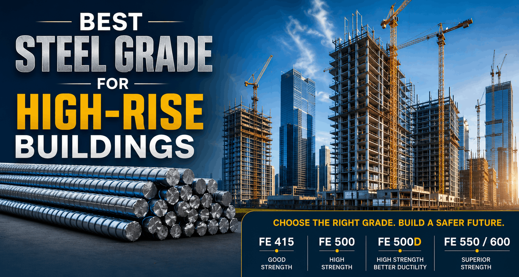 Read more about the article Best Steel Grade for High-Rise Buildings