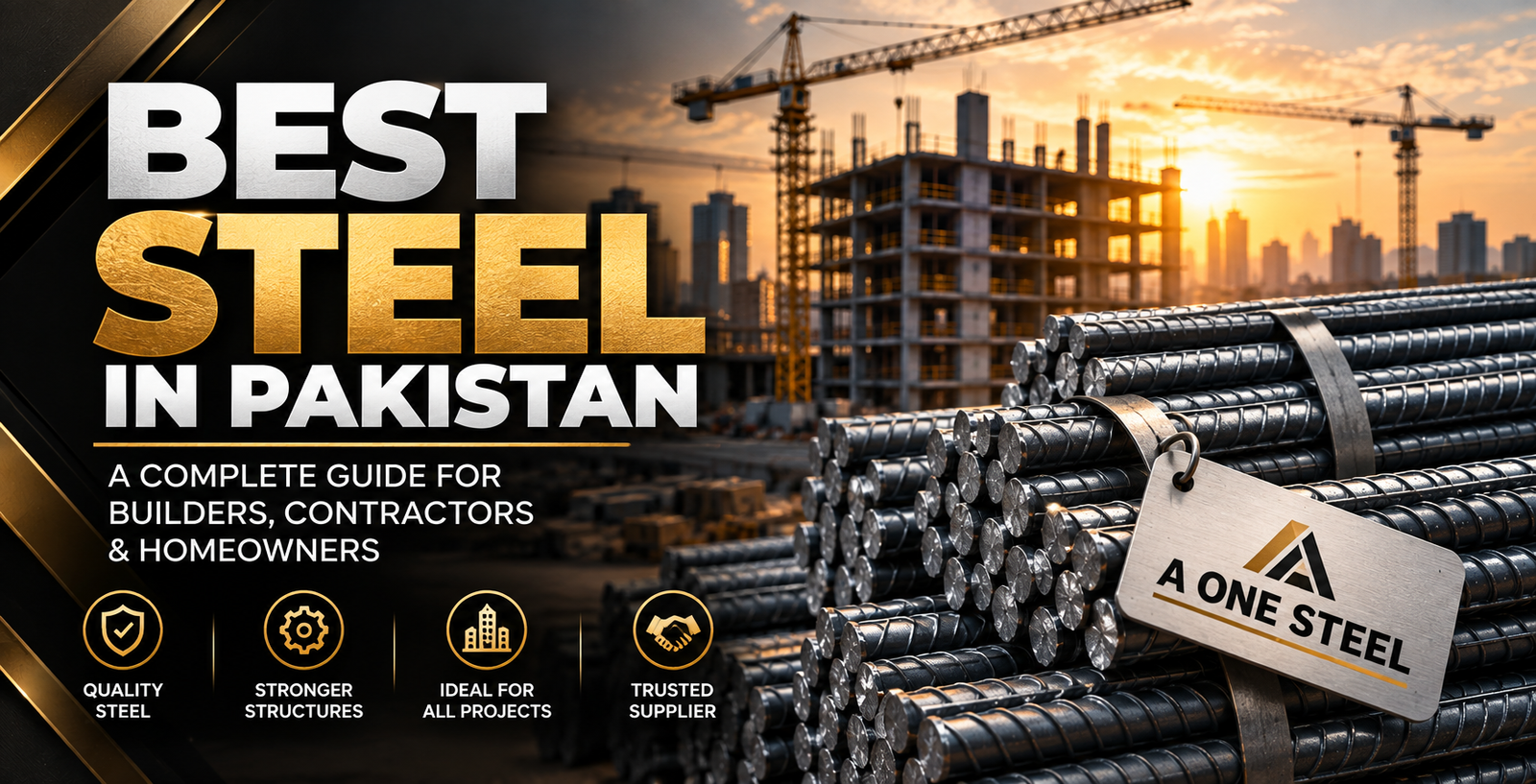 Read more about the article Best Steel in Pakistan: A Complete Guide for Builders, Contractors and Homeowners